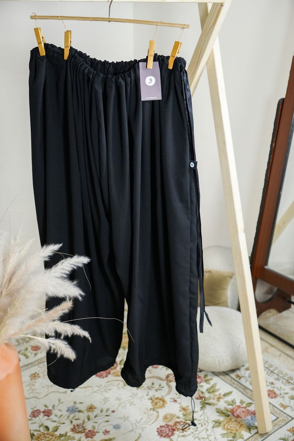 Balloon Trousers — front on the rail